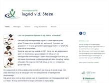 Tablet Screenshot of massagepraktijkingrid.nl